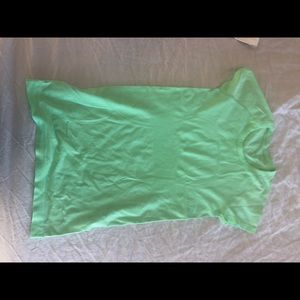 mint green LULU LEMON t shirt